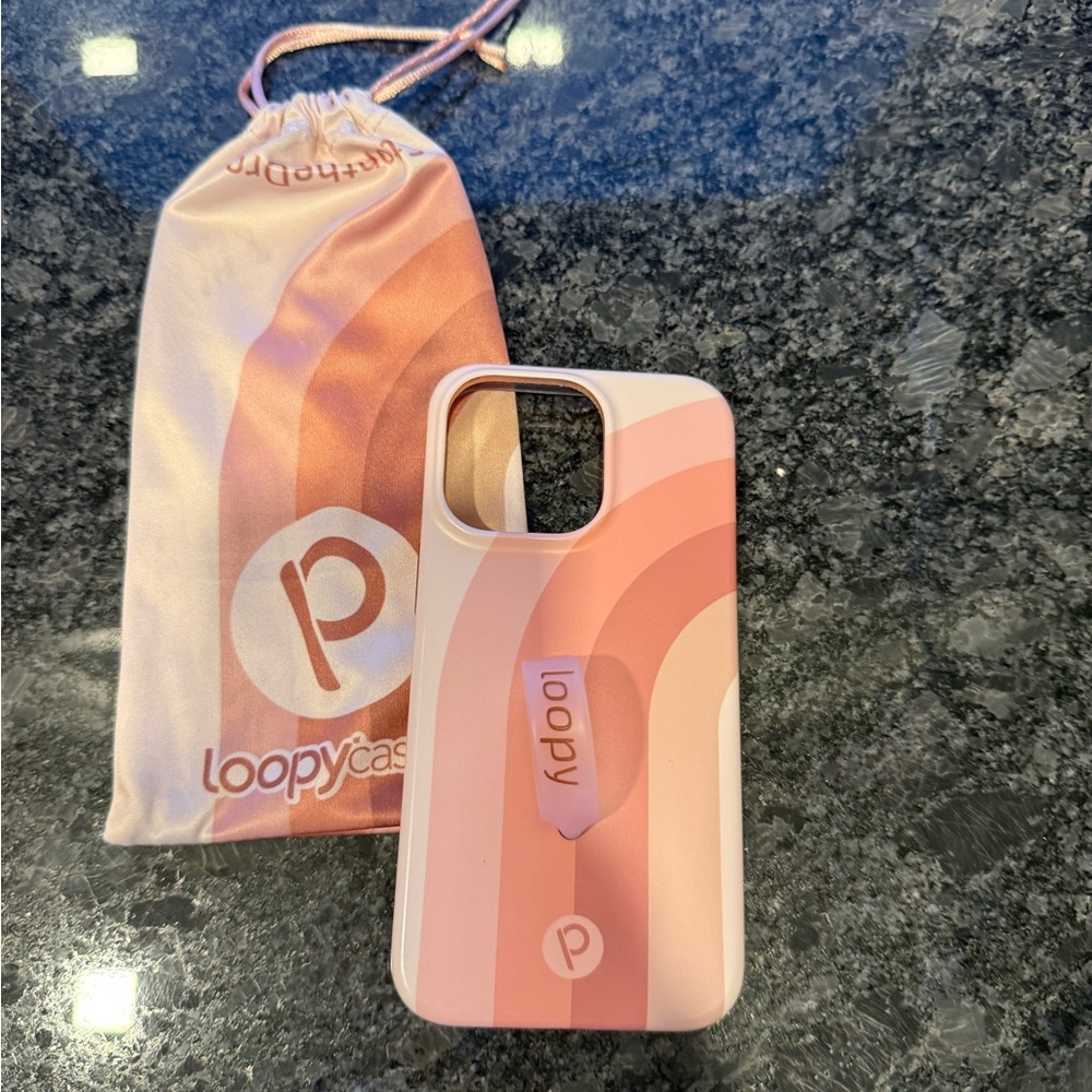 Loopy Case Pink Rainbow